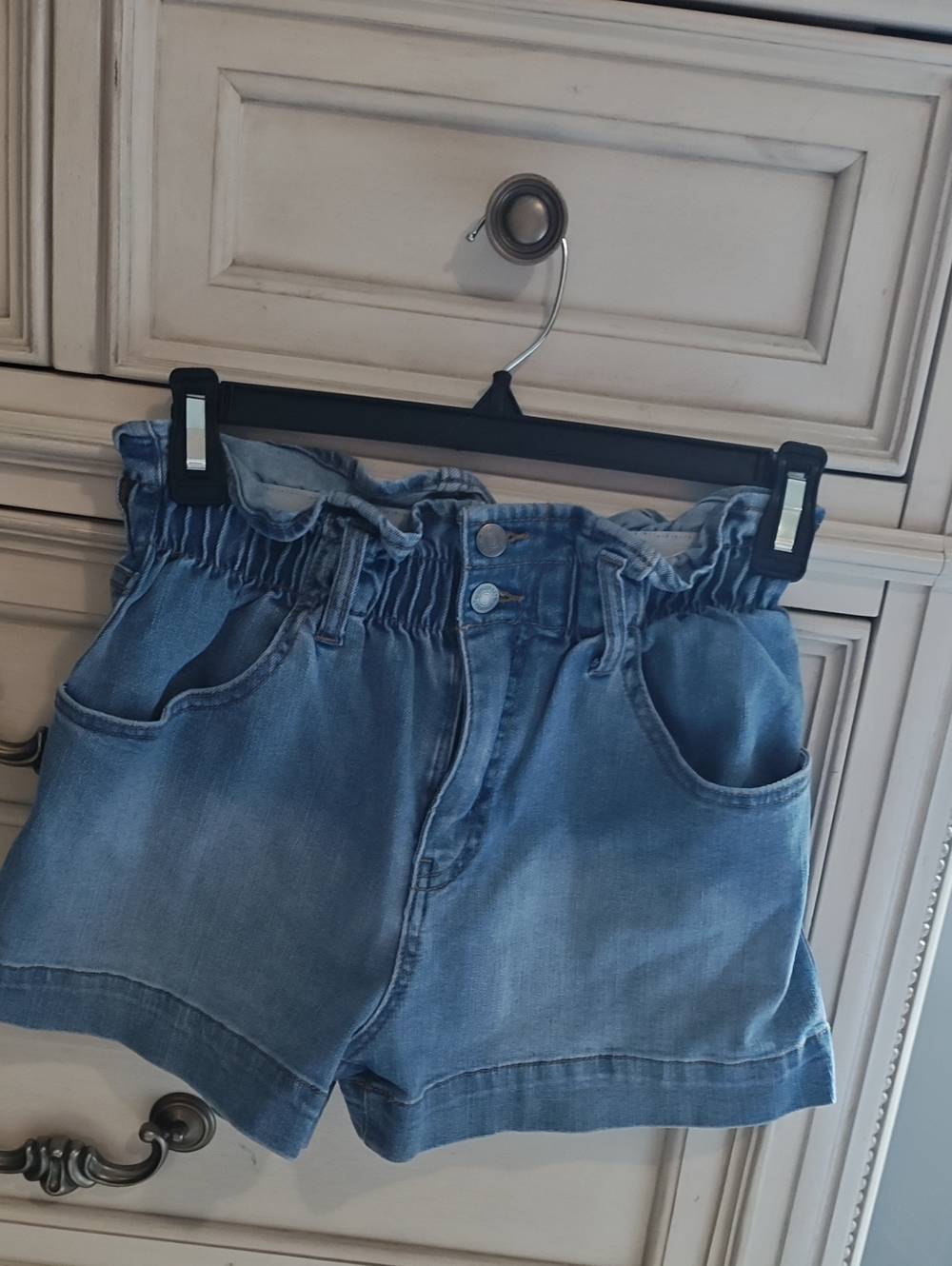 UNIONBAY Light Blue Paperbag Waist Denim Shorts